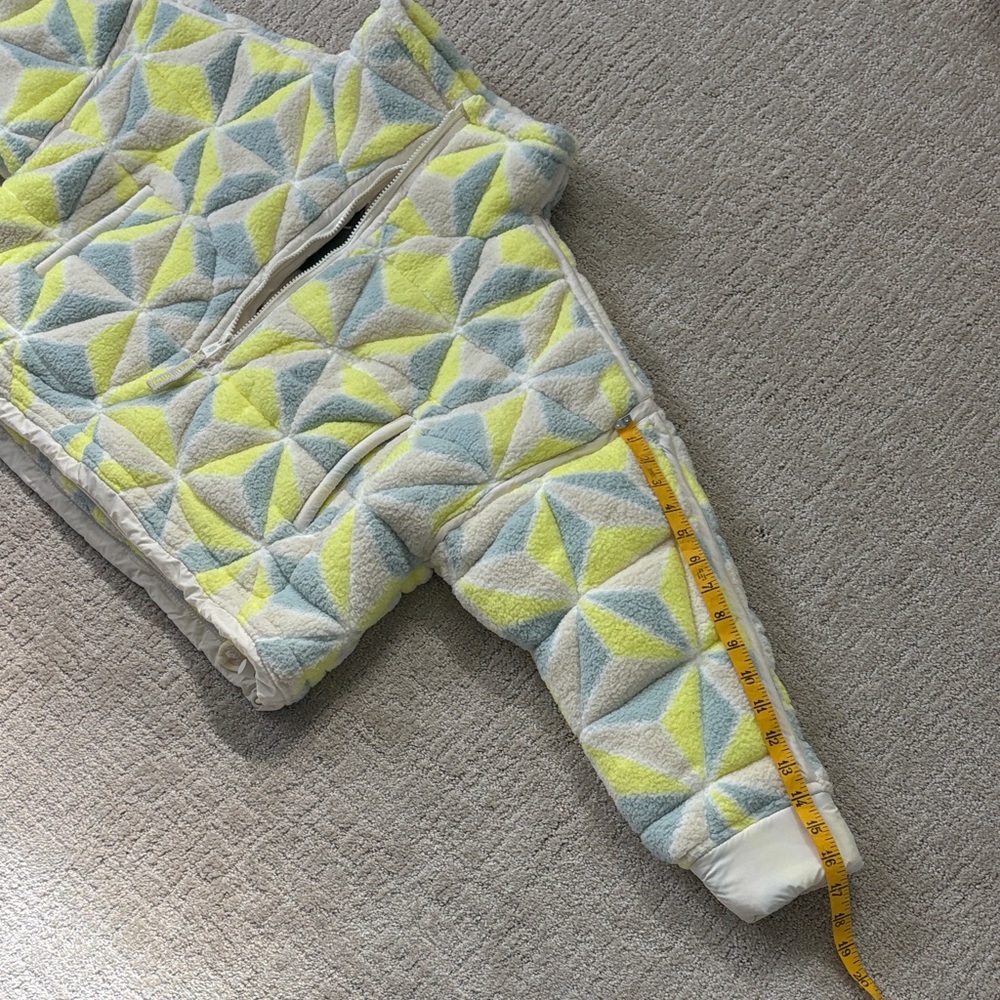 FP Movement Cropped Coat Geometric Pattern - Yell… - image 4